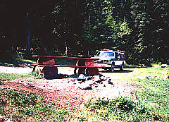 Campsites at Dugan Lake BC
