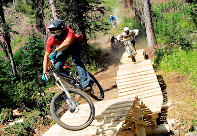 sun peaks downhill biking